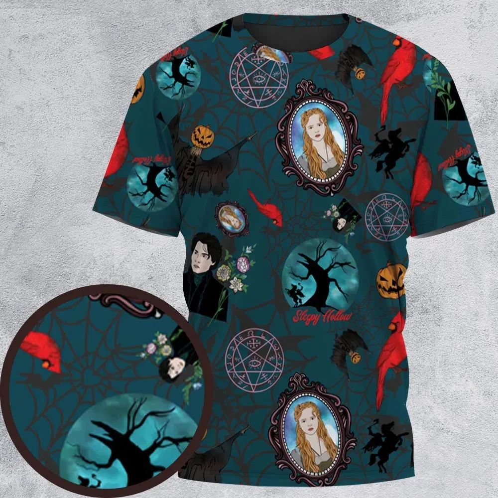 Ichabod Crane Sleepy Hollow All-Over Print Unisex T-Shirt - 2