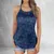 Galaxy Dice Pattern Criss Cross Tank Top - 2