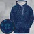 Galaxy Dice Pattern All-over Print Hoodie - 1