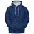 Galaxy Dice Pattern All-over Print Hoodie - 2