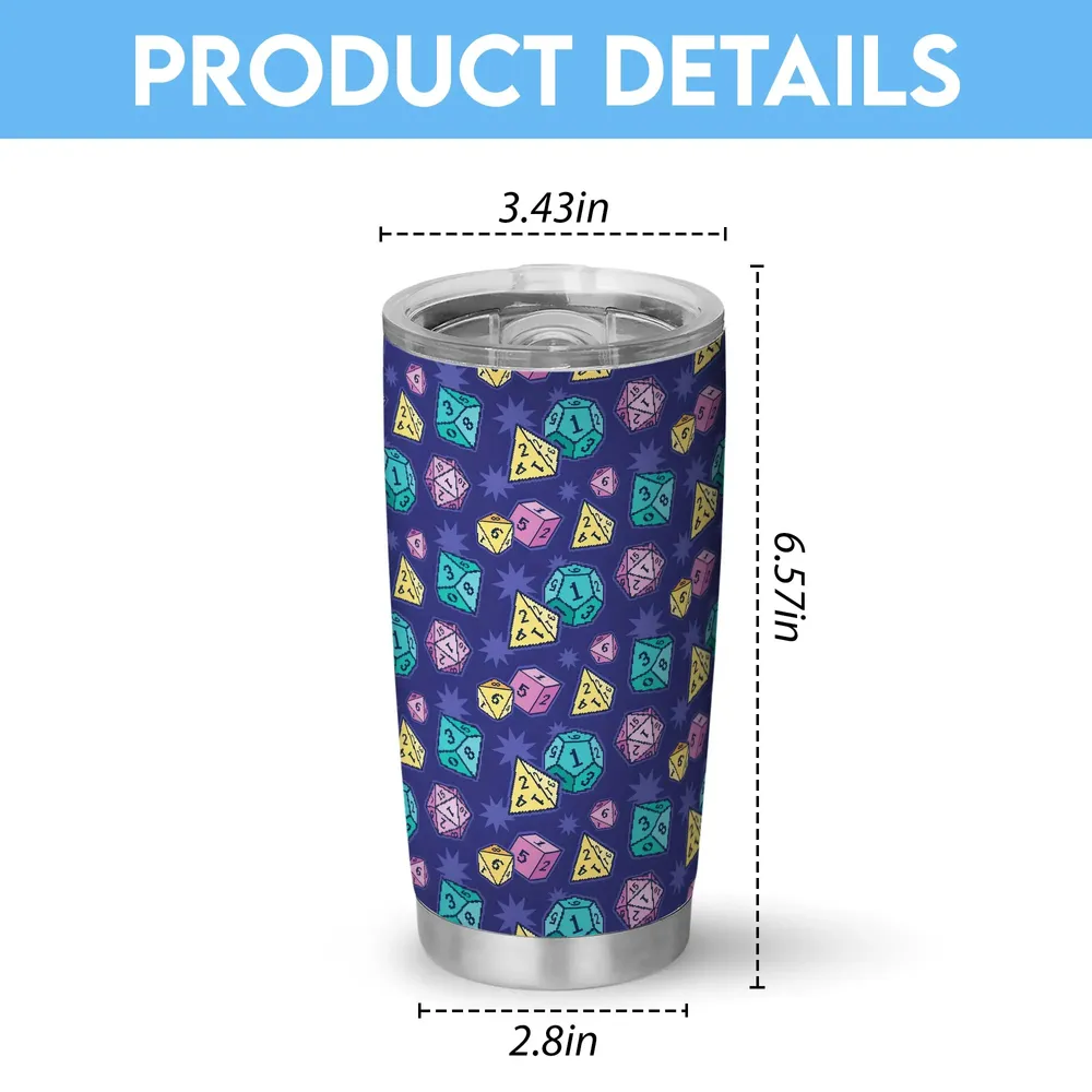 Pixel Dice Tumbler - 4
