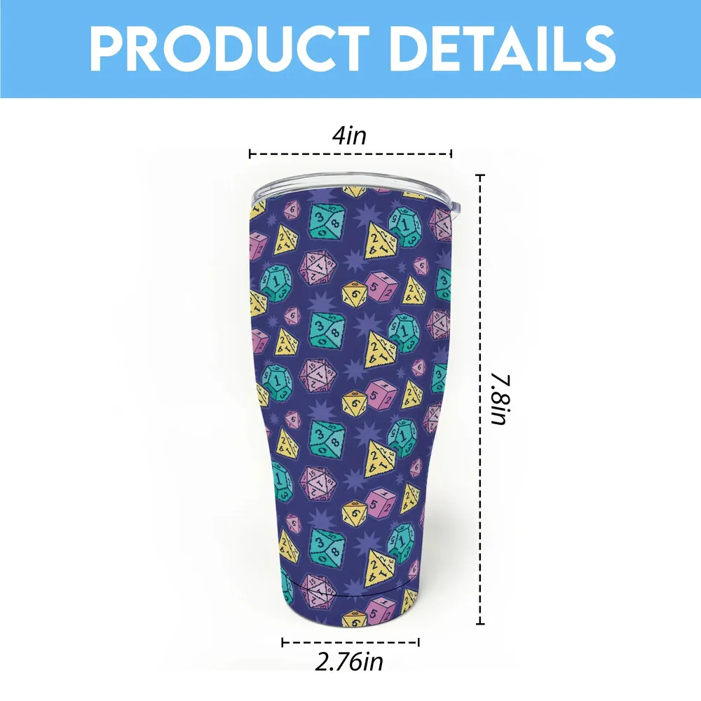 Pixel Dice Tumbler - 5
