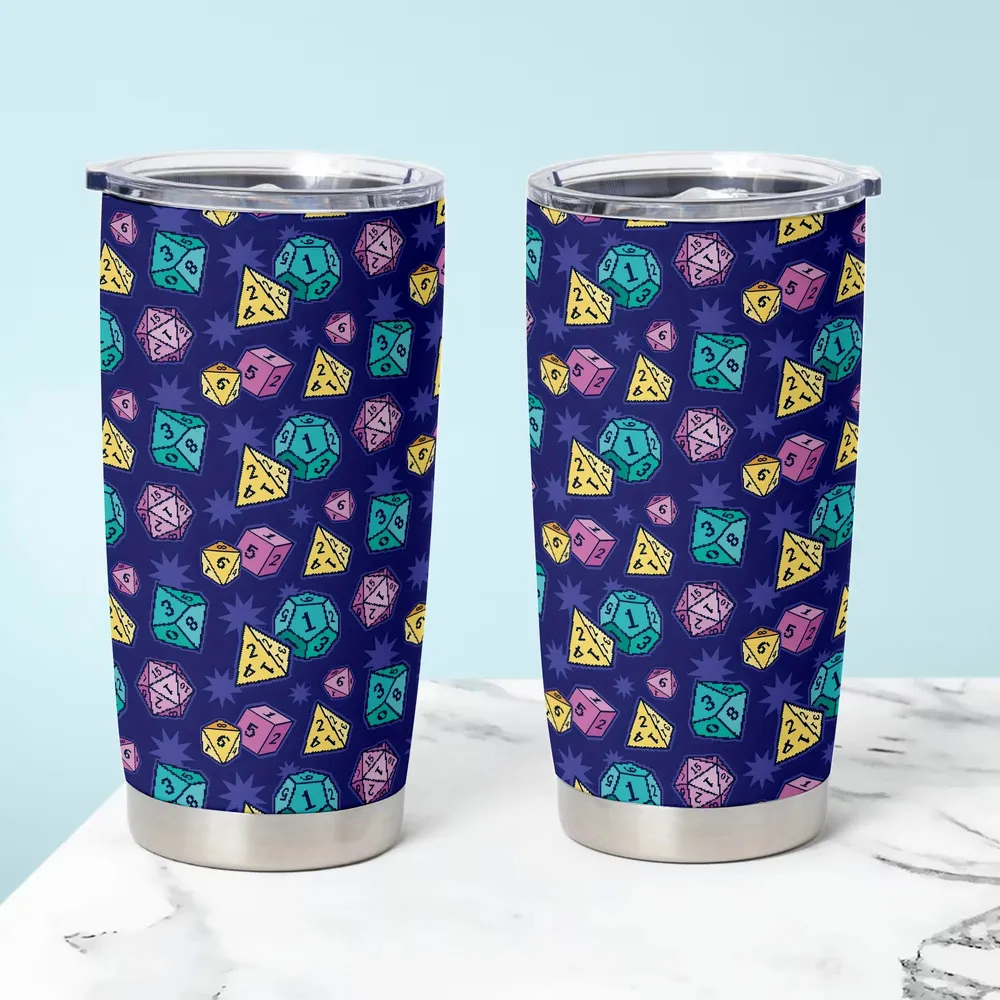 Pixel Dice Tumbler - 1