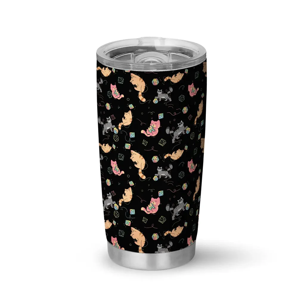Cat With Dice Tumbler - 8