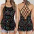 Floral Dice Criss Cross Tank Top - 1