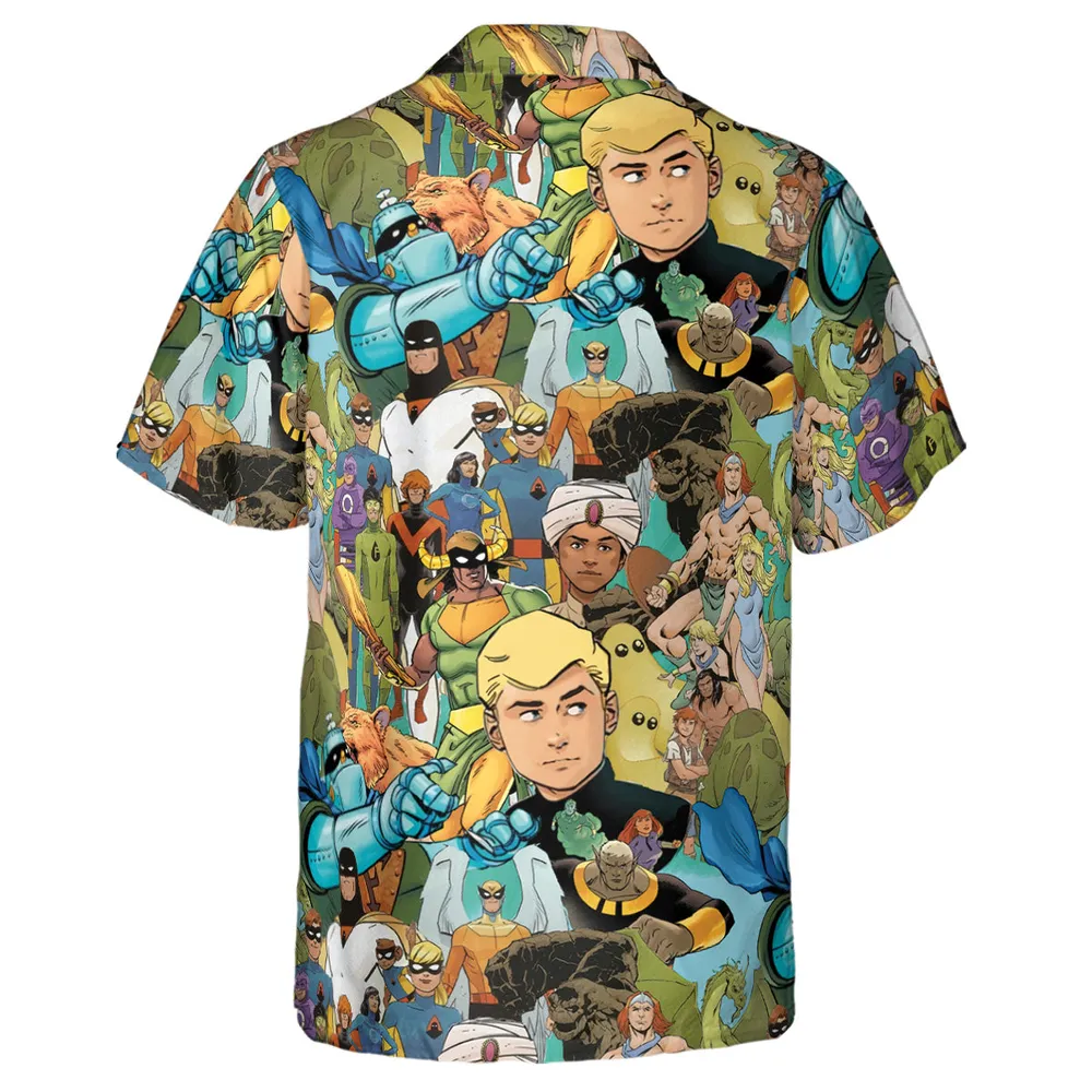 Futures Quest Heroes Hawaiian Shirt - 3