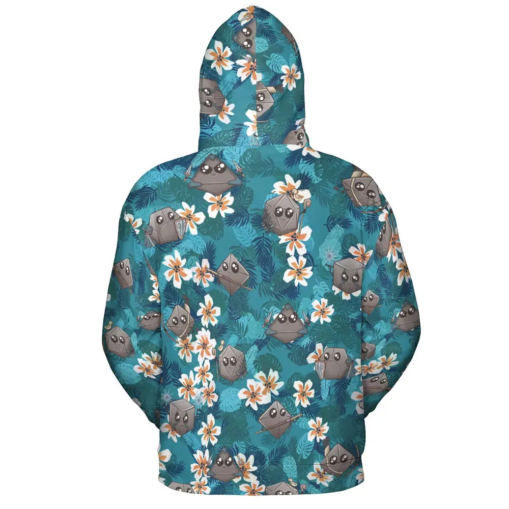 Kawaii Dice All-over Print Hoodie - 3