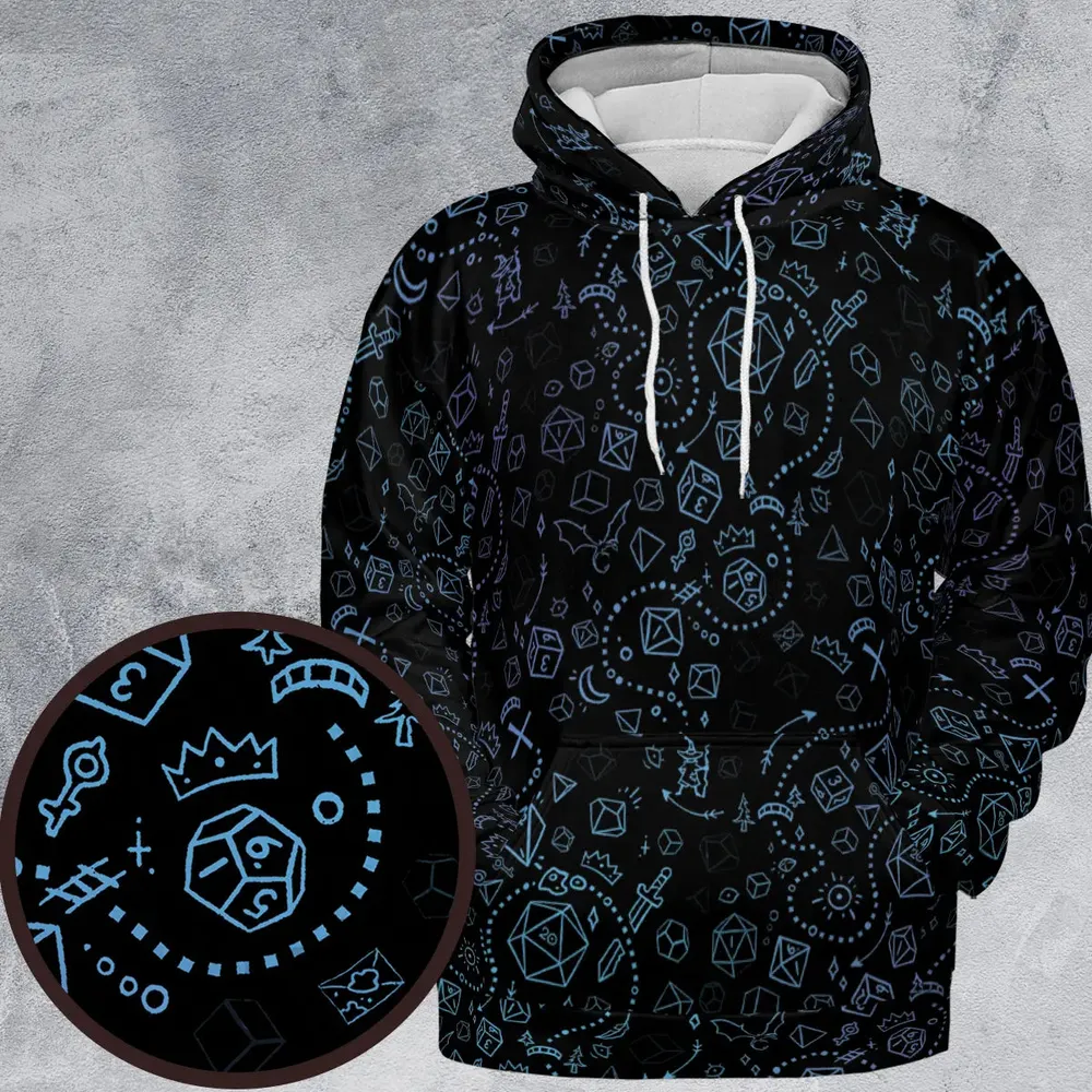 The Adventure Begins All-over Print Hoodie - 1