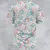 Soft Flower Dice All-Over Print Unisex T-Shirt - 4
