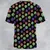 Rainbow Galaxy Dice All-Over Print Unisex T-Shirt - 4