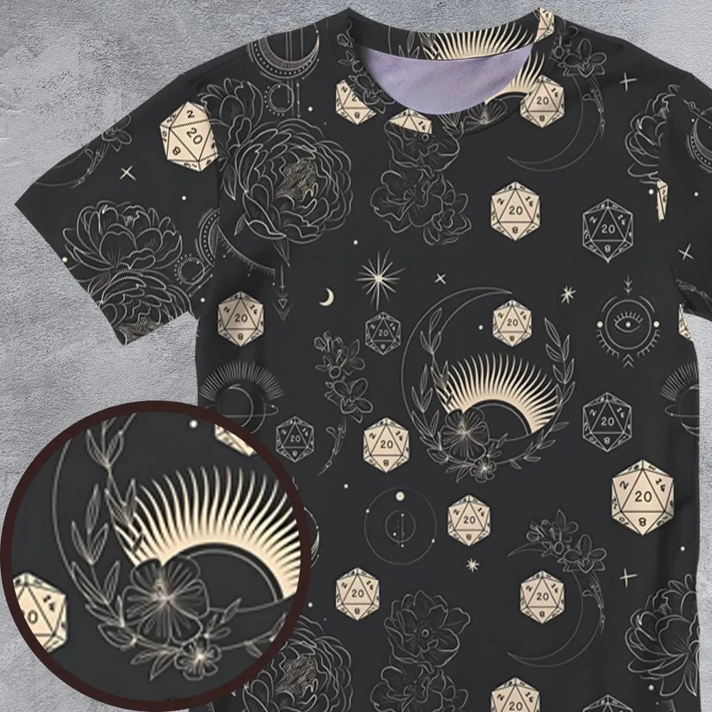 Explosion Dice All-Over Print Unisex T-Shirt - 2