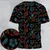 Floral Dice All-Over Print Unisex T-Shirt - 3