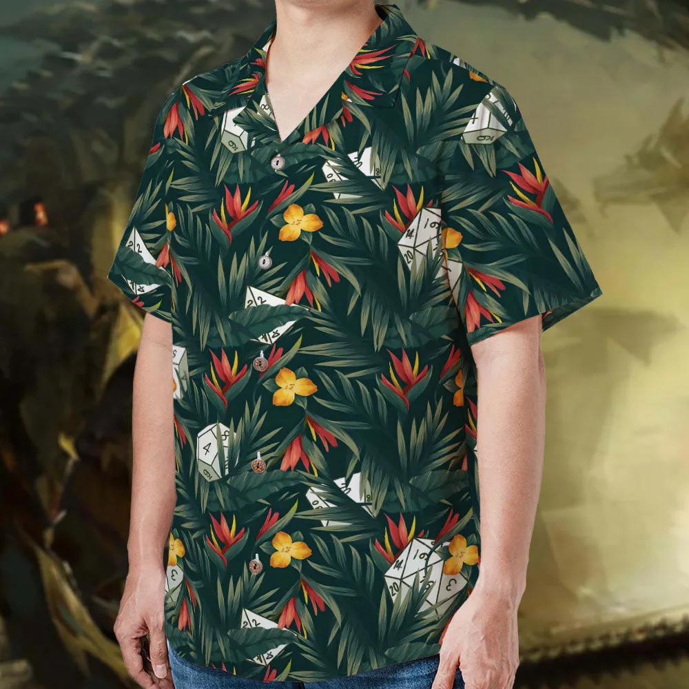 Tropical Dice Pattern Hawaiian Shirt - 2