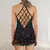 RPG Rainbow Pattern Criss Cross Tank Top - 2
