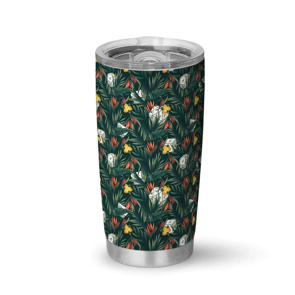 Tropical Dice Pattern Tumbler - 6