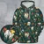 Tropical Dice Pattern All-over Print Hoodie - 1