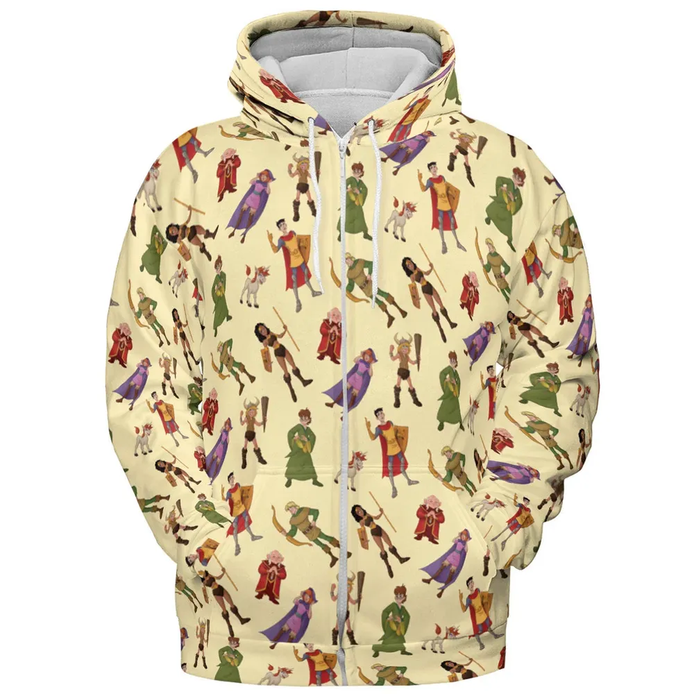 RPG Characters All-over Print Hoodie - 4