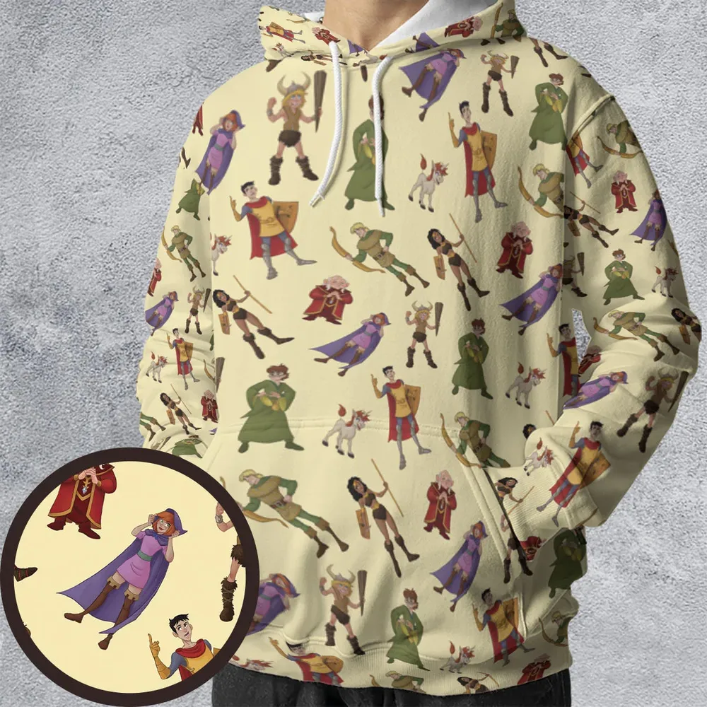 RPG Characters All-over Print Hoodie - 1