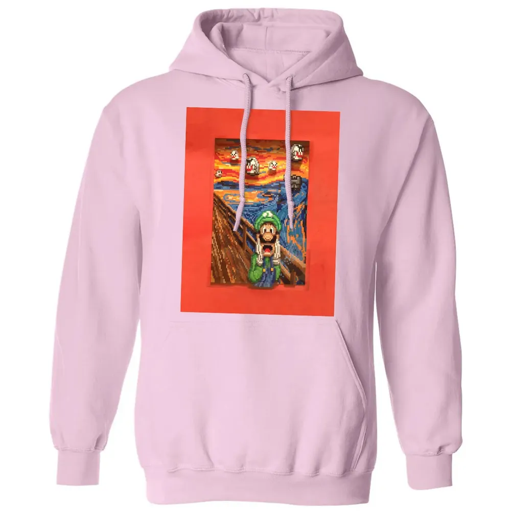 Scream Mario Classic Unisex Hoodie - 3