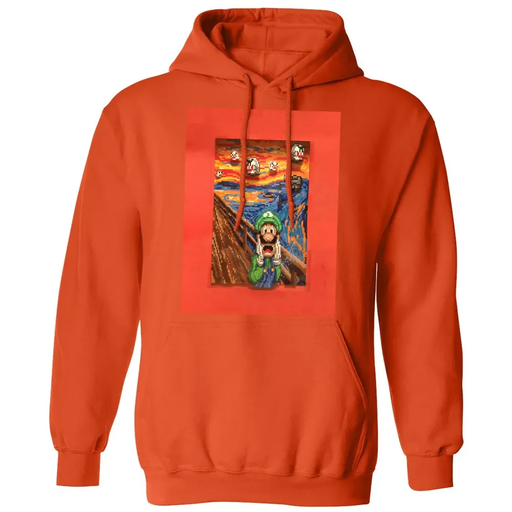Scream Mario Classic Unisex Hoodie - 10
