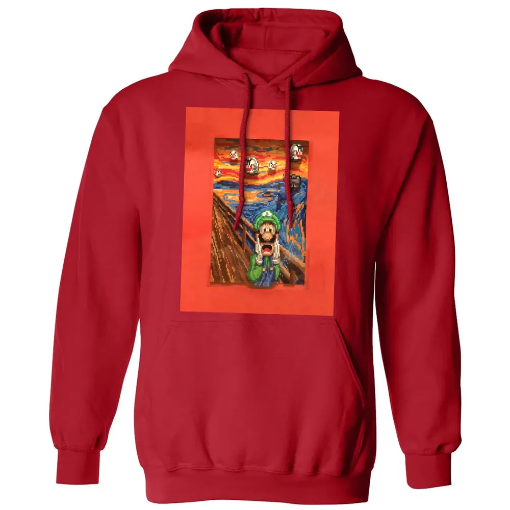 Scream Mario Classic Unisex Hoodie - 5