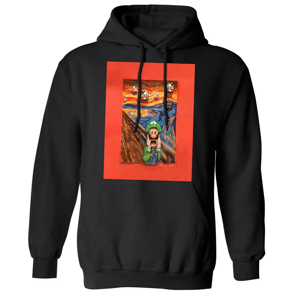 Scream Mario Classic Unisex Hoodie - 11