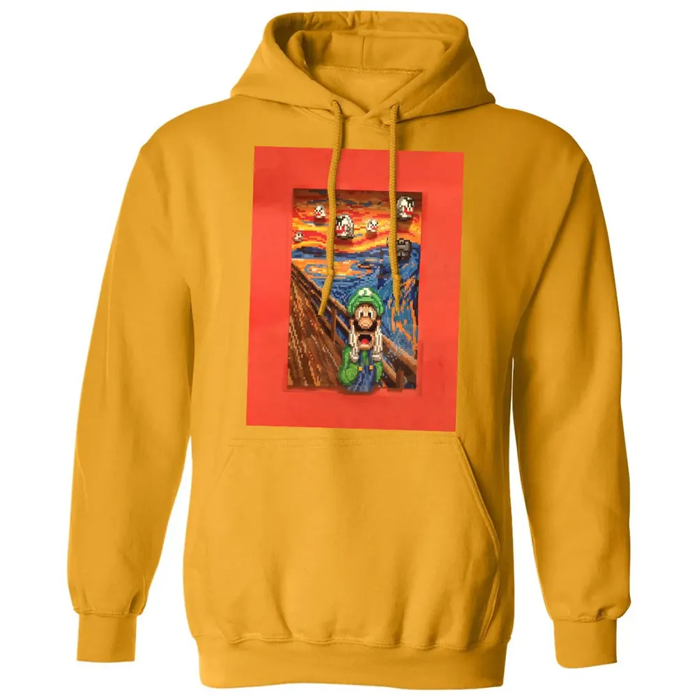 Scream Mario Classic Unisex Hoodie - 12