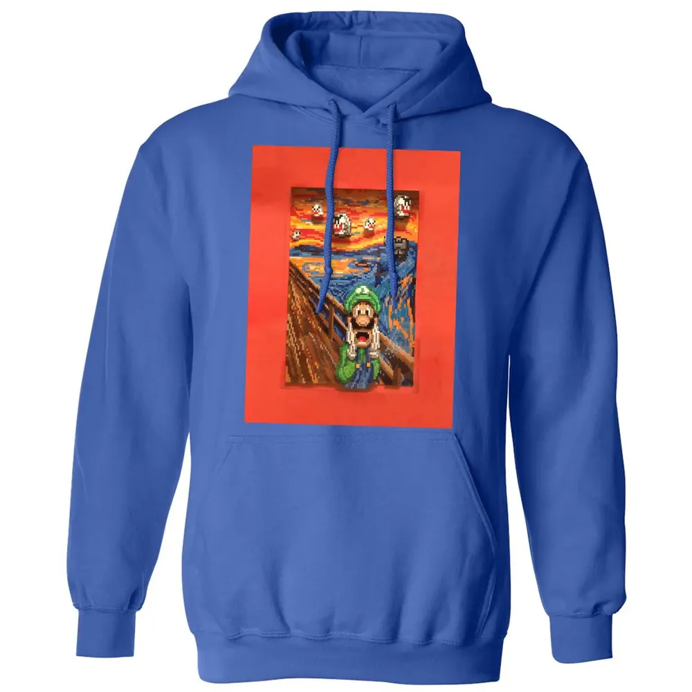 Scream Mario Classic Unisex Hoodie - 9
