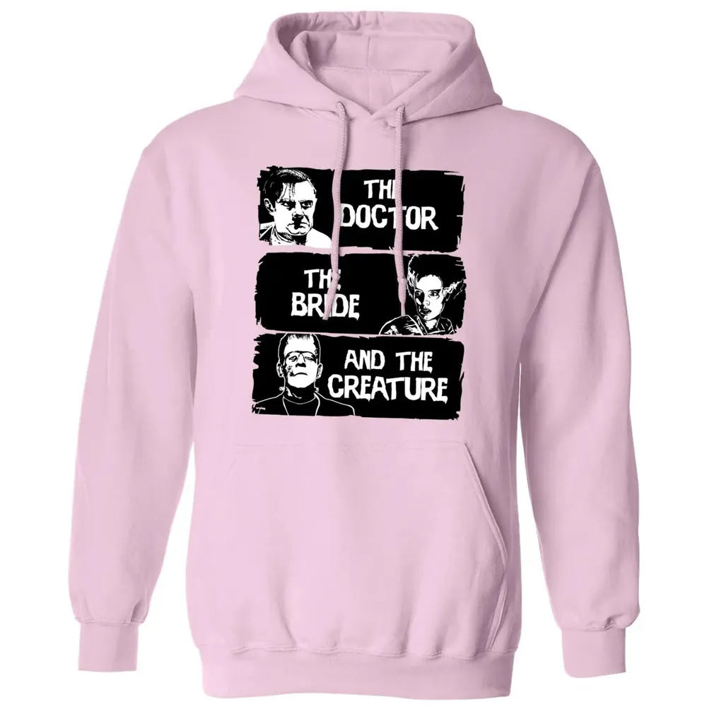 The doctor, the bride and the creature Classic Unisex Hoodie - 3