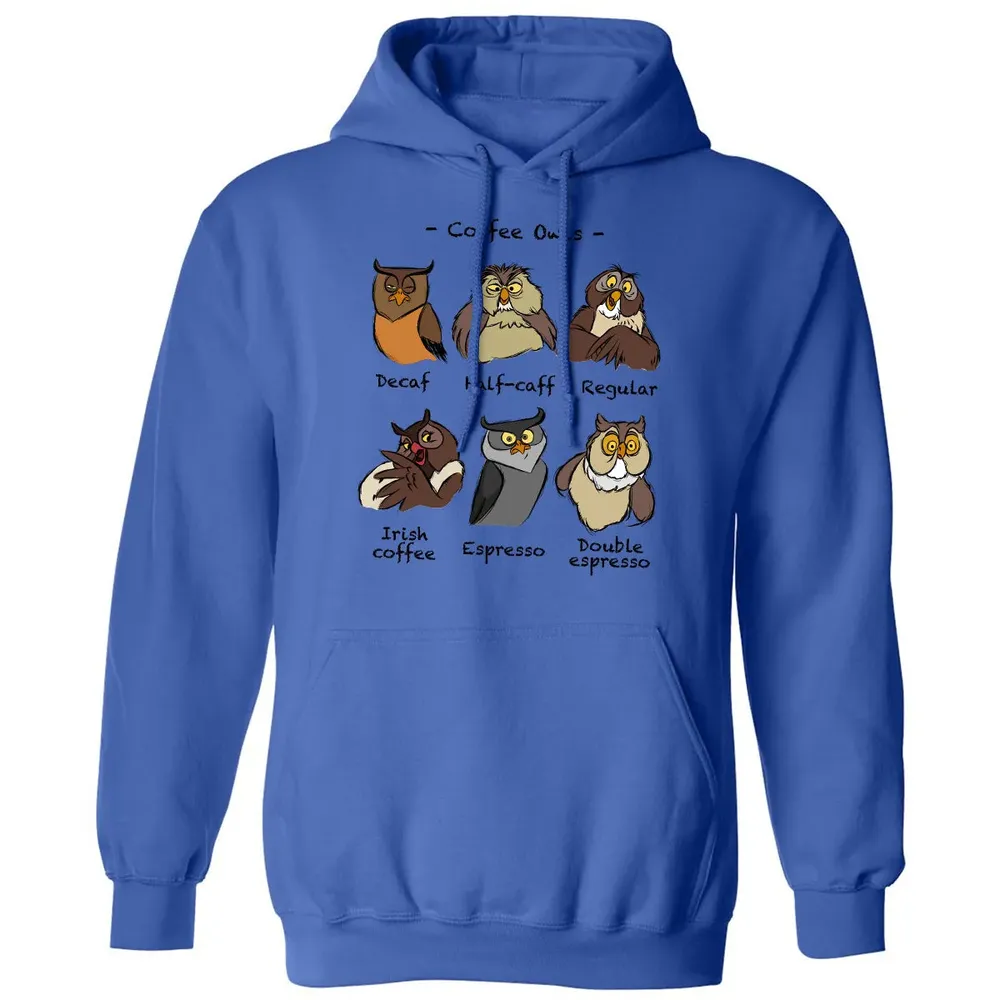 Coffee Owls Classic Unisex Hoodie - 9