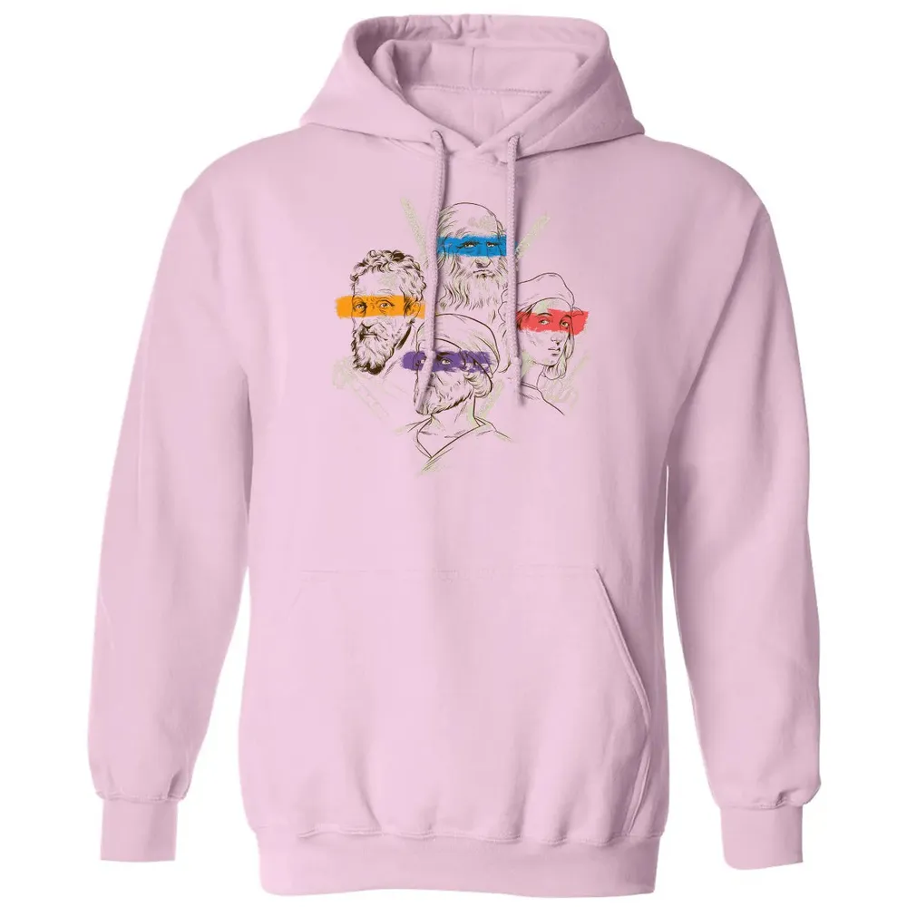 Leonardo, Michelangelo, Donatello, Raphael Classic Unisex Hoodie - 3