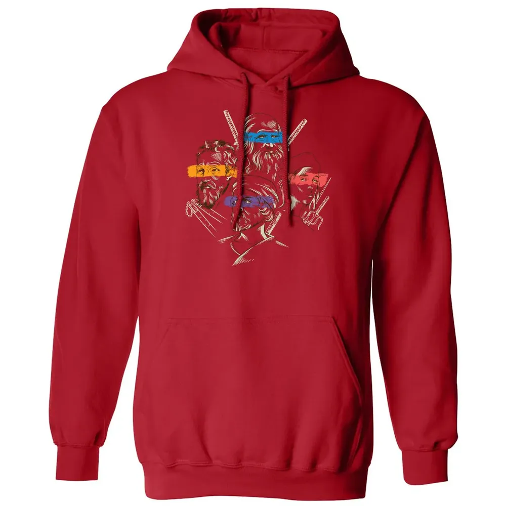 Leonardo, Michelangelo, Donatello, Raphael Classic Unisex Hoodie - 5