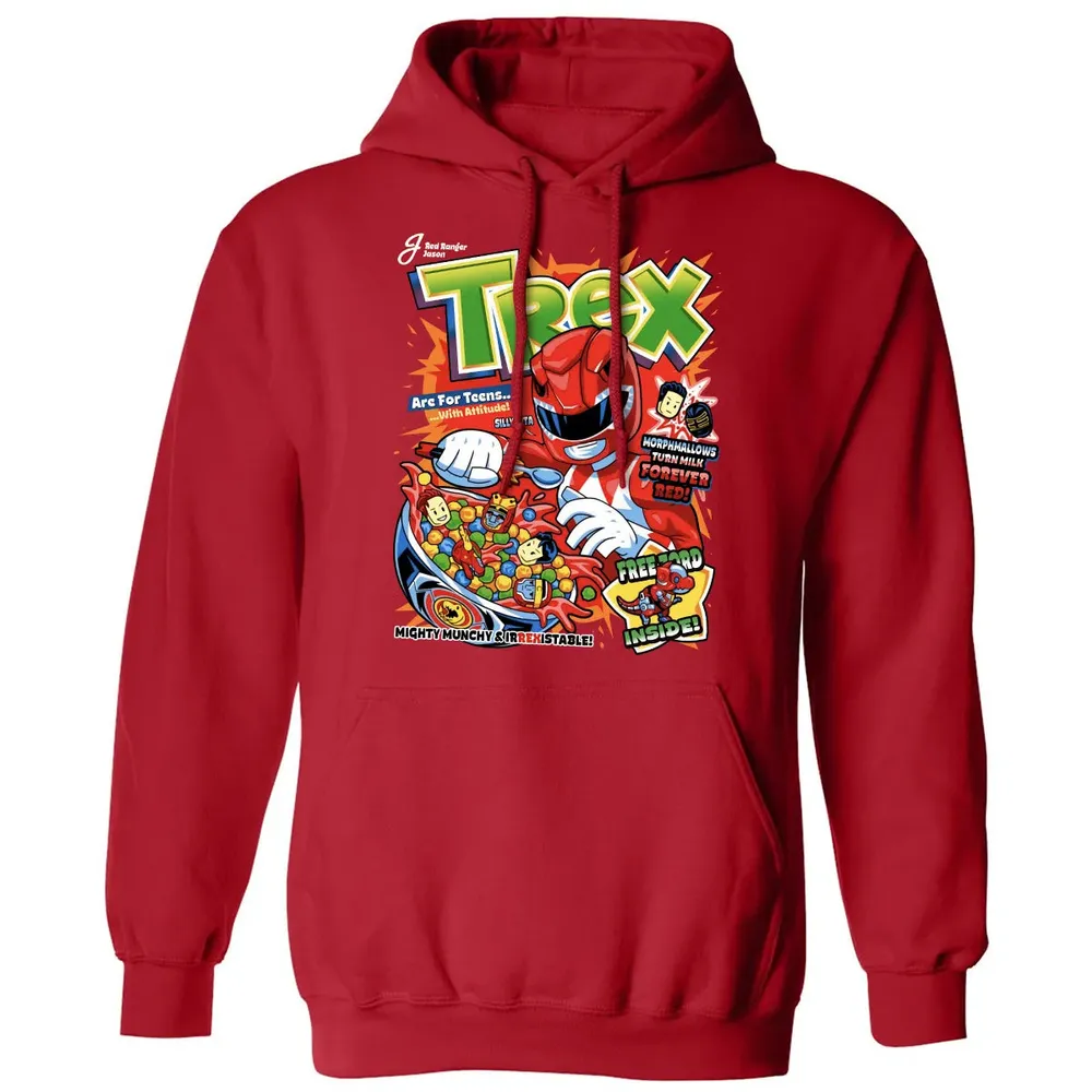 Red Ranger Trex Classic Unisex Hoodie - 5
