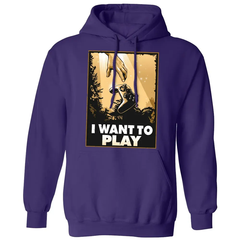 I WANT TO PLAY Classic Unisex Hoodie - 6