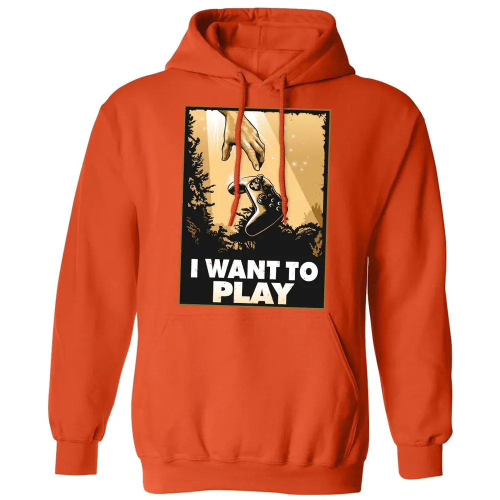 I WANT TO PLAY Classic Unisex Hoodie - 10