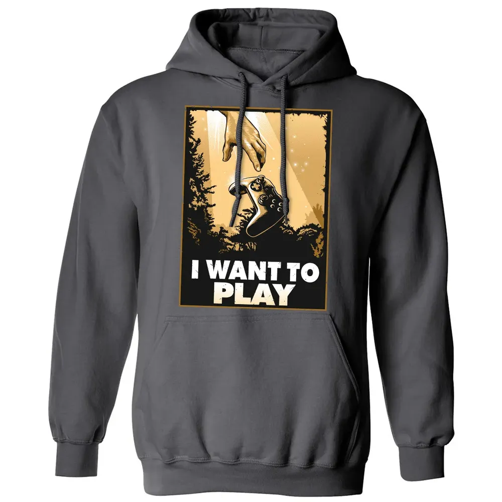 I WANT TO PLAY Classic Unisex Hoodie - 7