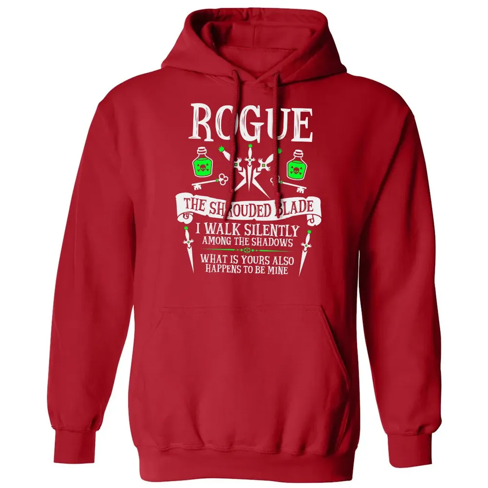 ROGUE, THE SHROUDED BLADE (White Text) Classic Unisex Hoodie - 5