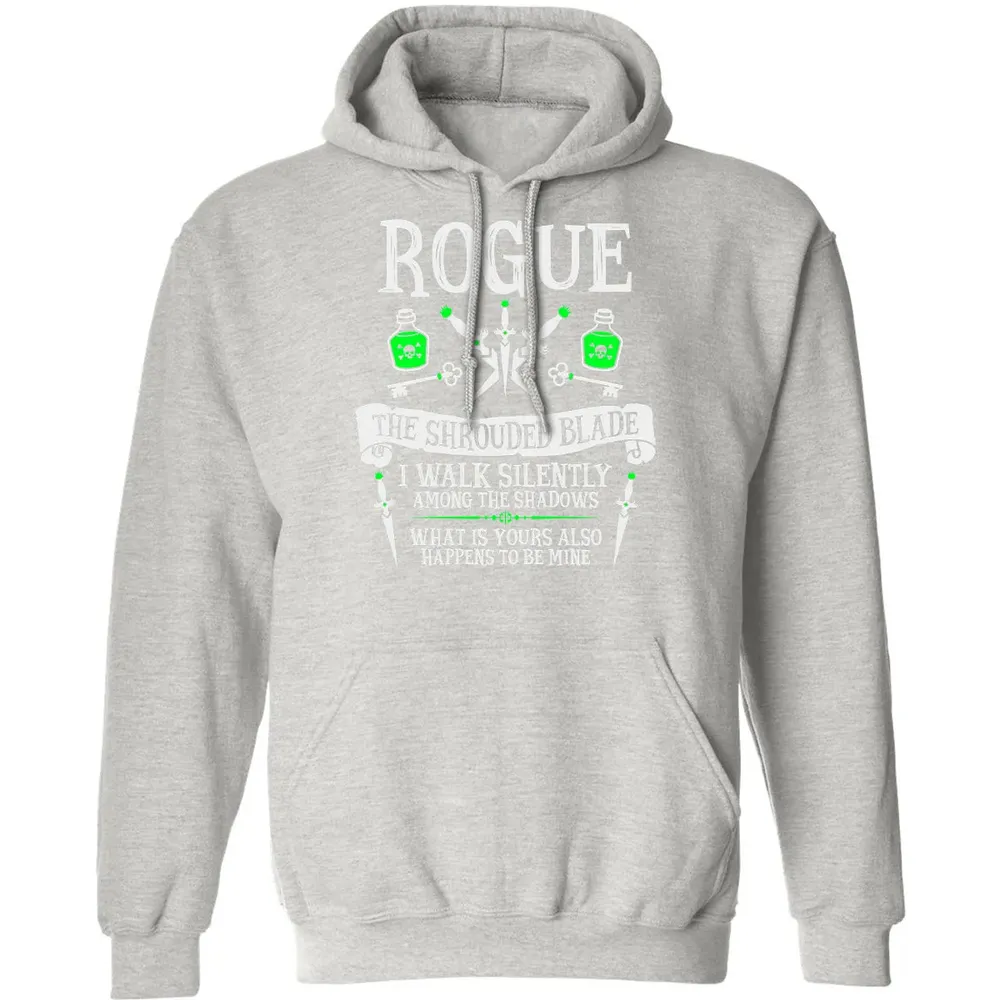 ROGUE, THE SHROUDED BLADE (White Text) Classic Unisex Hoodie - 8