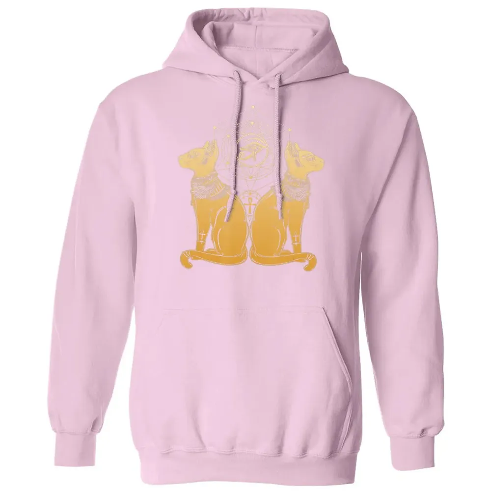 Egyptian Cat Goddess Bastet Sphinx Eye Of Ra Classic Unisex Hoodie - 3