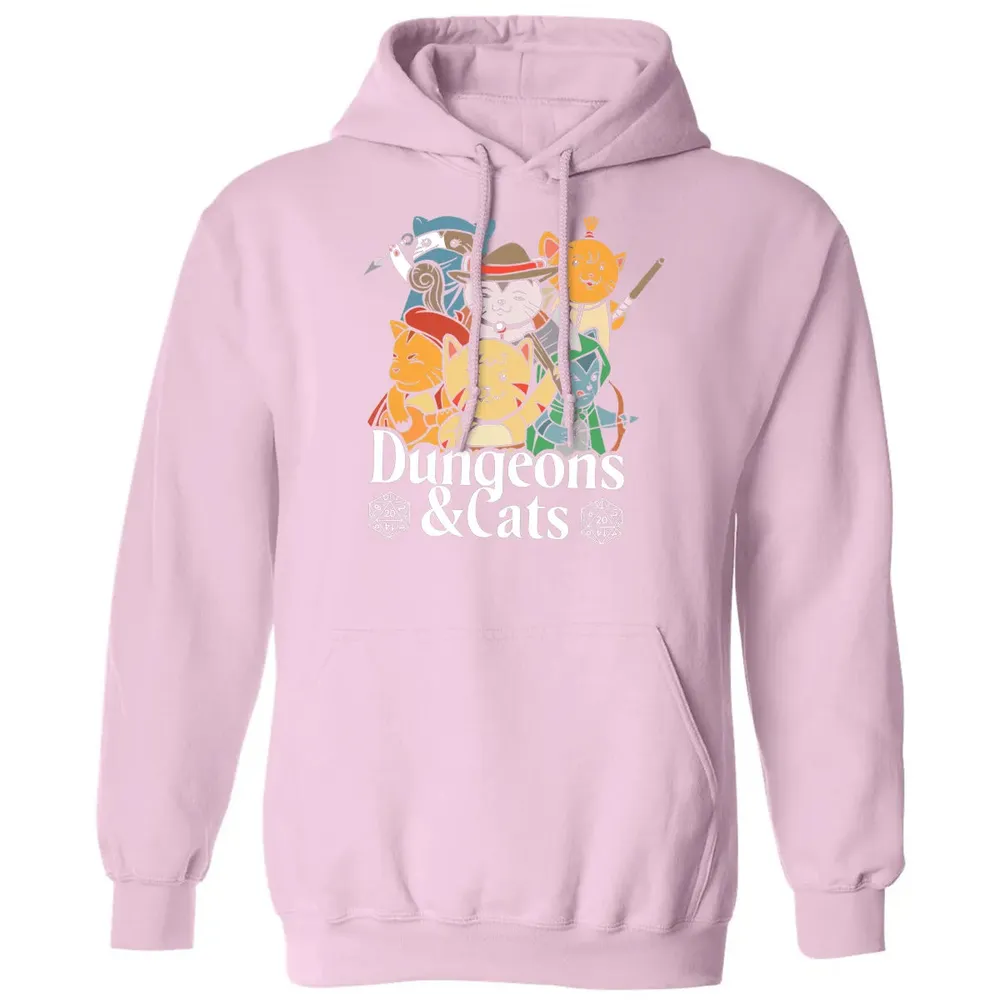 Cat Retro Style T RPG Dungeon Meowster Funny Nerdy Gift Classic Unisex Hoodie - 3