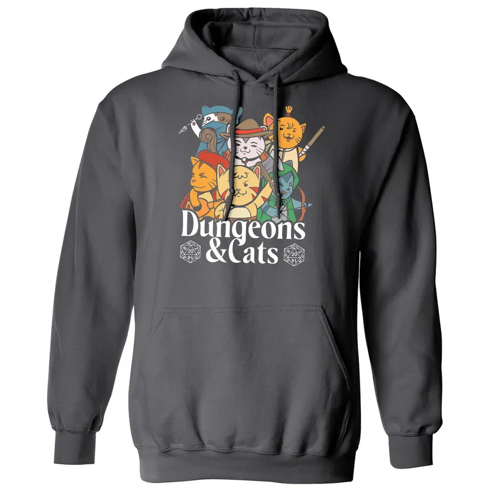 Cat Retro Style T RPG Dungeon Meowster Funny Nerdy Gift Classic Unisex Hoodie - 7