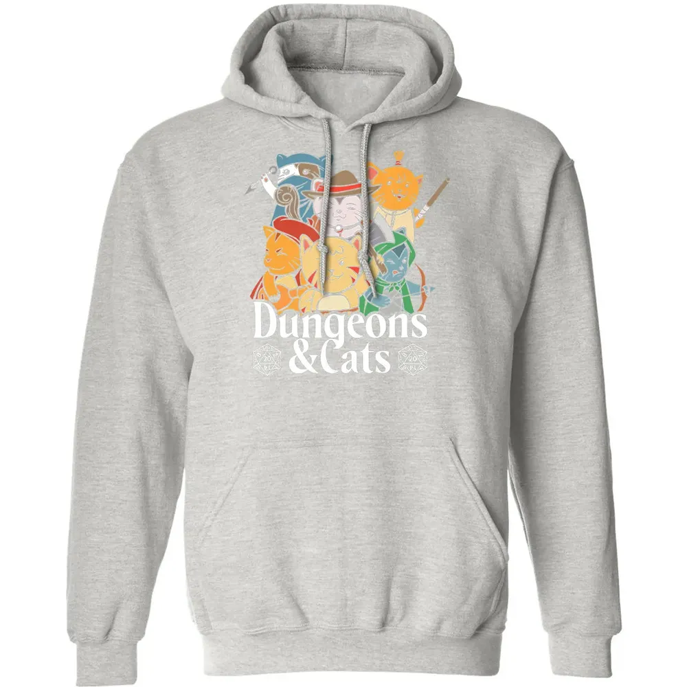 Cat Retro Style T RPG Dungeon Meowster Funny Nerdy Gift Classic Unisex Hoodie - 8