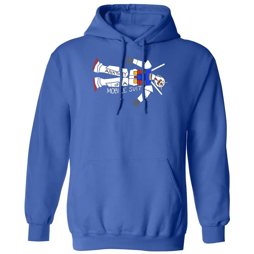 Mobile Suit Anatomy Classic Unisex Hoodie - 9