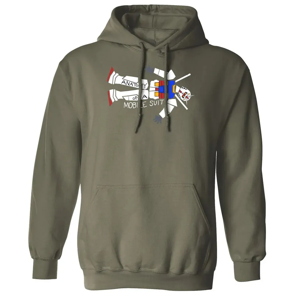 Mobile Suit Anatomy Classic Unisex Hoodie - 4