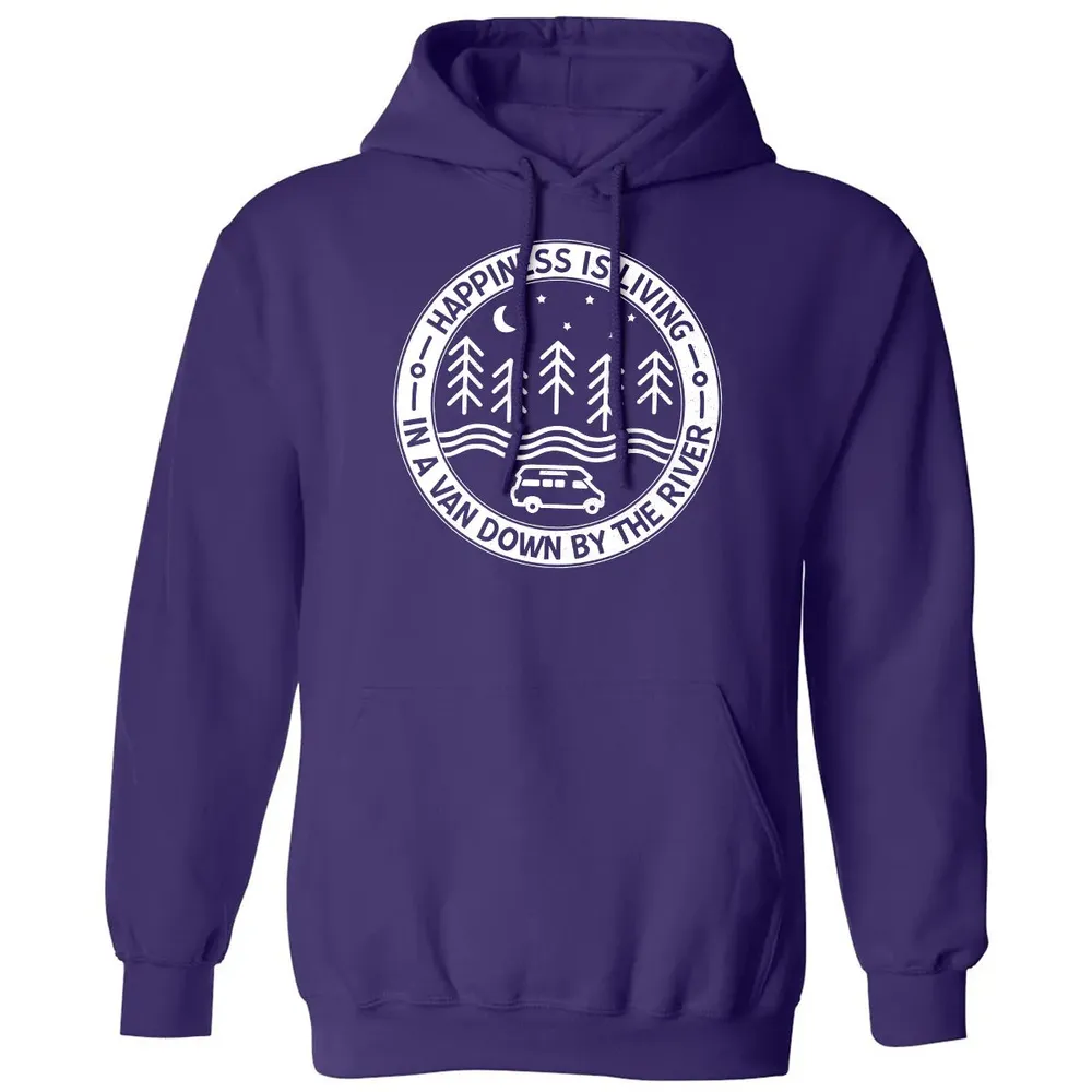 Happiness Is Living In A Van Down By The River Classic Unisex Hoodie - 6