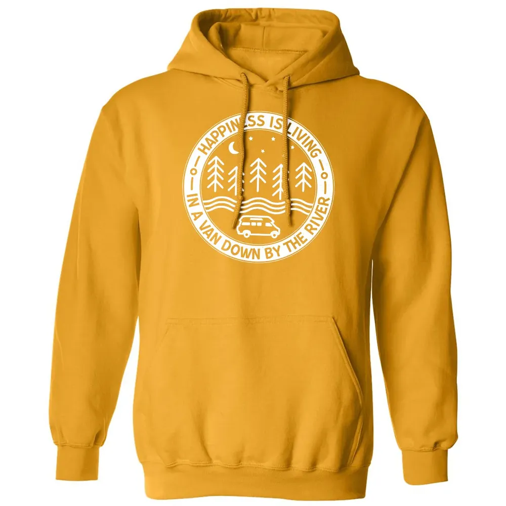 Happiness Is Living In A Van Down By The River Classic Unisex Hoodie - 12
