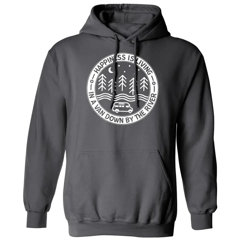 Happiness Is Living In A Van Down By The River Classic Unisex Hoodie - 7