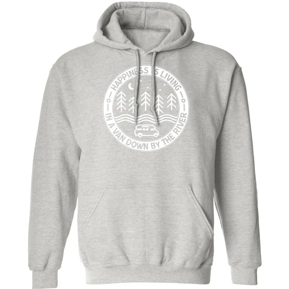Happiness Is Living In A Van Down By The River Classic Unisex Hoodie - 8