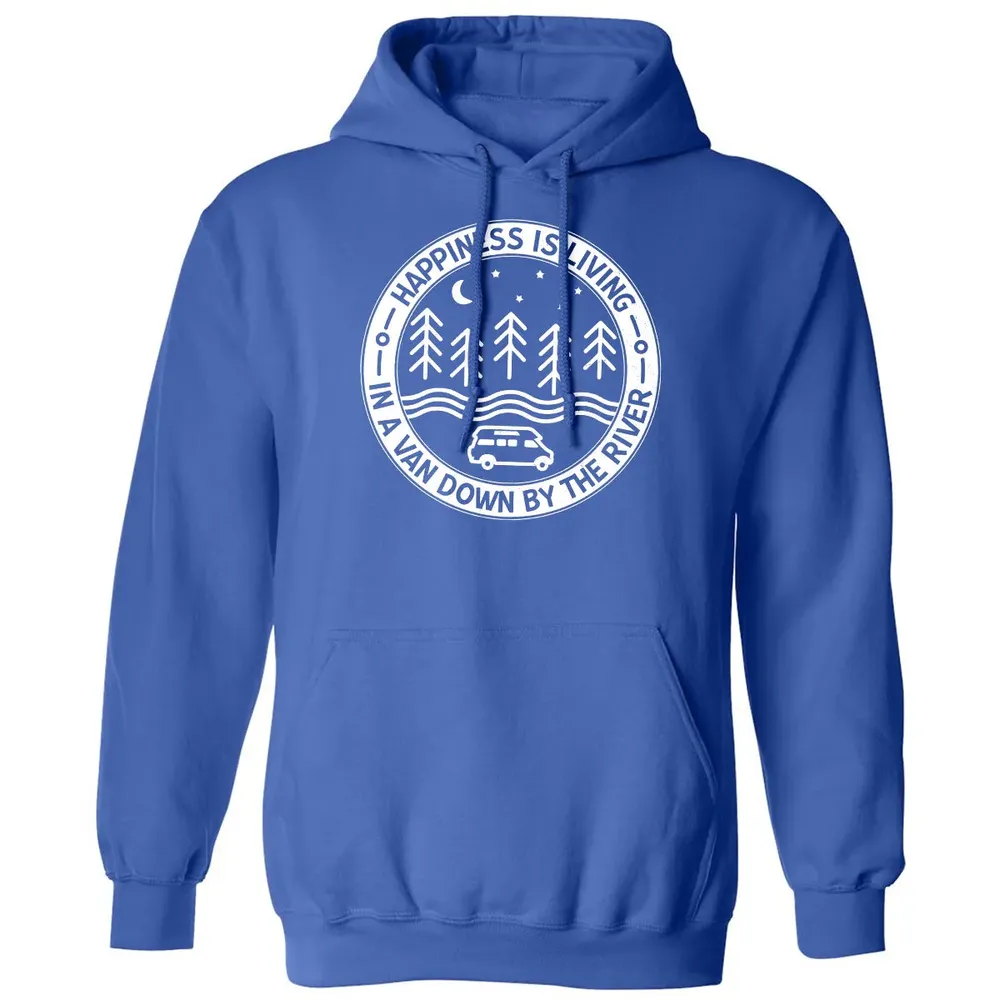 Happiness Is Living In A Van Down By The River Classic Unisex Hoodie - 9