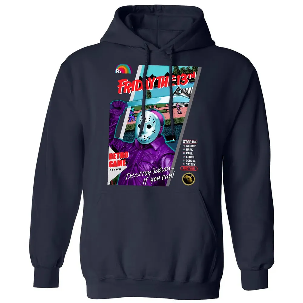 Destroy Jason Retro Game Classic Unisex Hoodie - 2